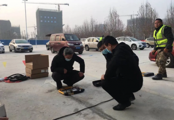 集團領導現(xiàn)場調研智慧停車項目